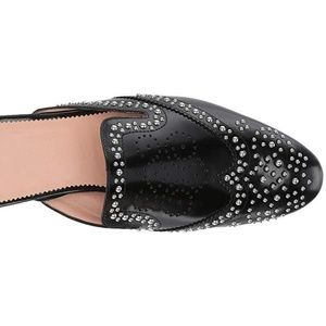 Studded Academy penny loafer mules